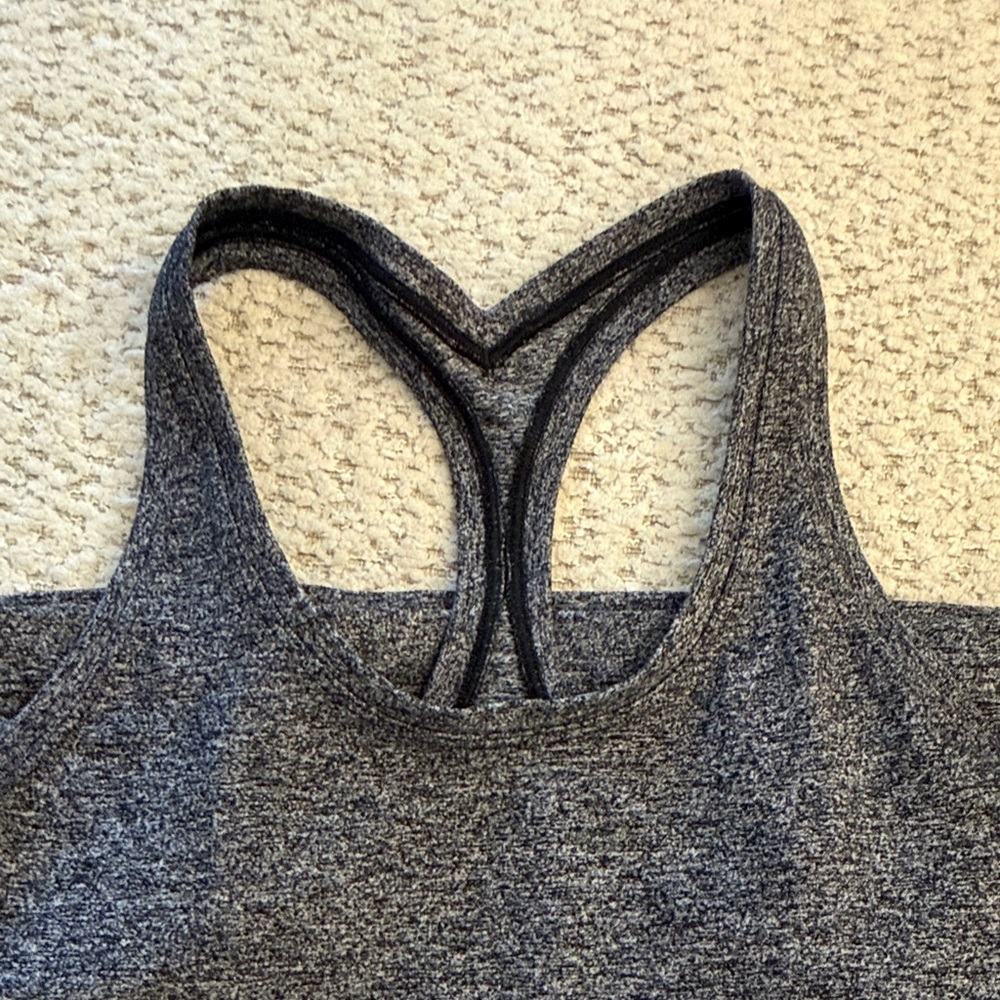 Lululemon Gray Racerback Tank Top - Picture 3 of 6